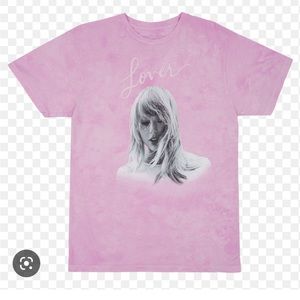 Lover album pink tie dye T-shirt Taylor Swift